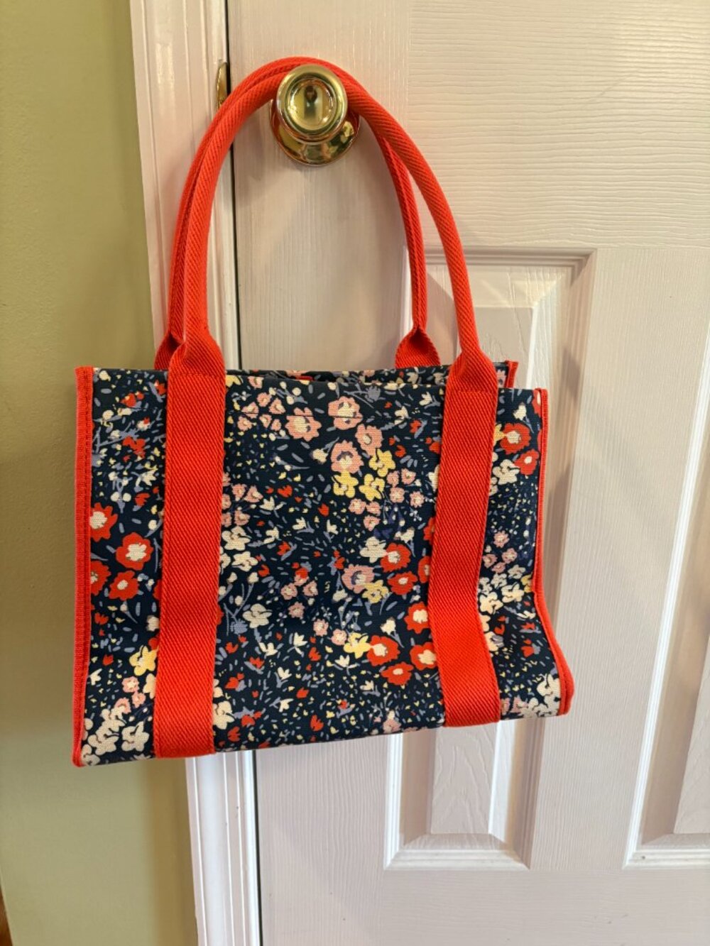 Talbots floral tote bag
